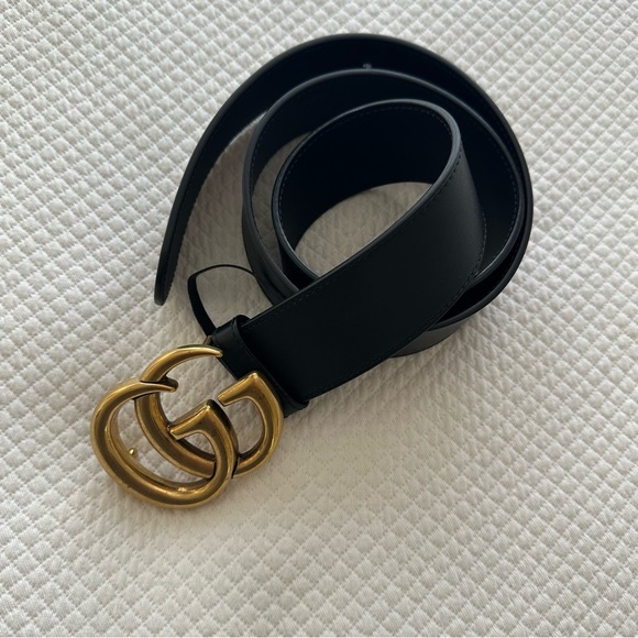 Gucci wide leather belt size 80/32 - Picture 2 of 14